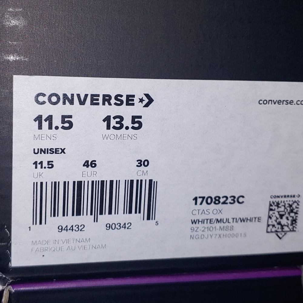 Converse pride abstract white low tops - Picture 14 of 16